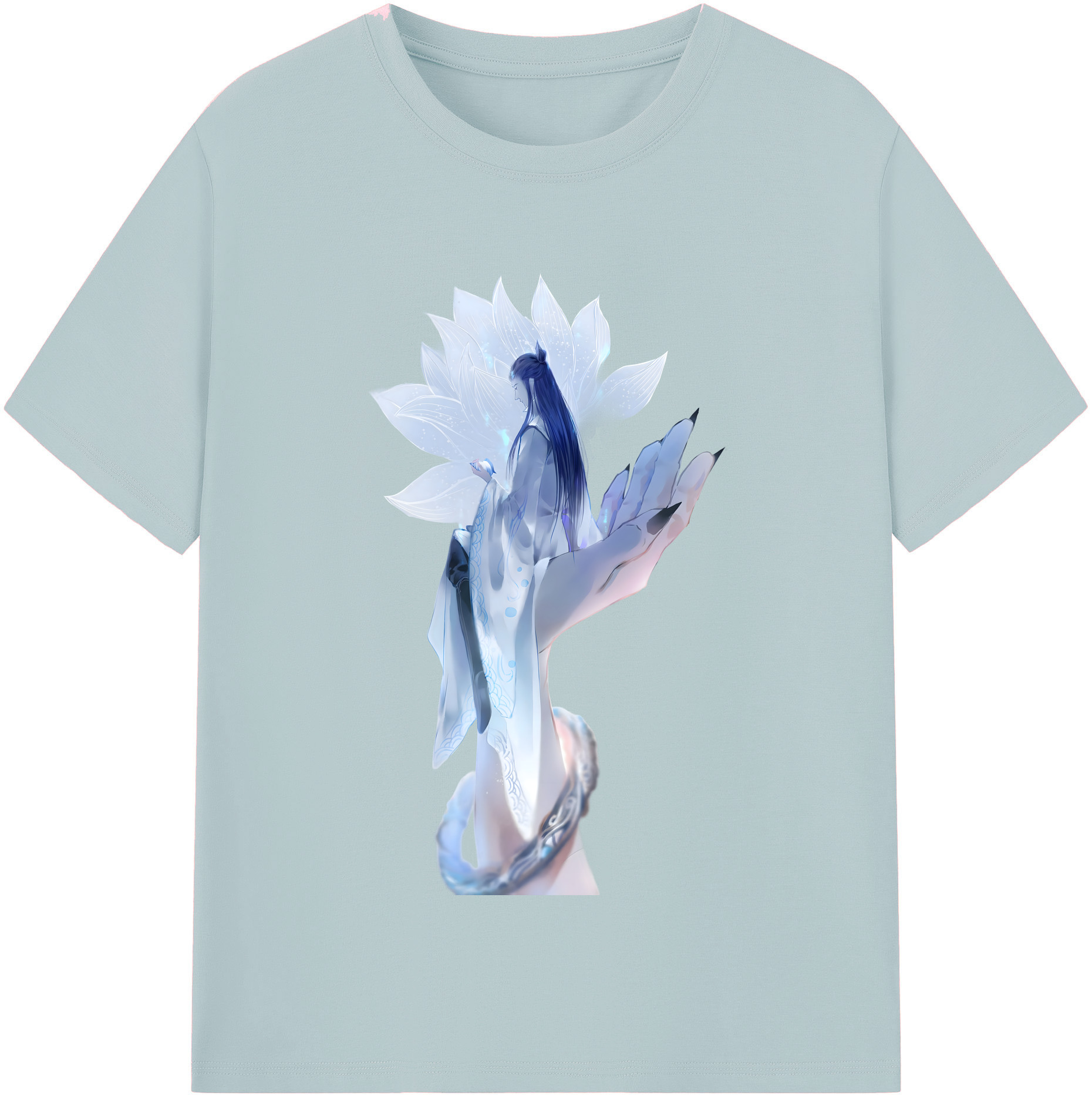（画像用） Ne Zha 2 ナタ 魔童の大暴れ 綿100％半袖Tシャツ（フロントプリント）
